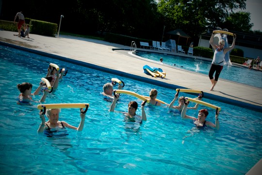 Sport im Waldbad