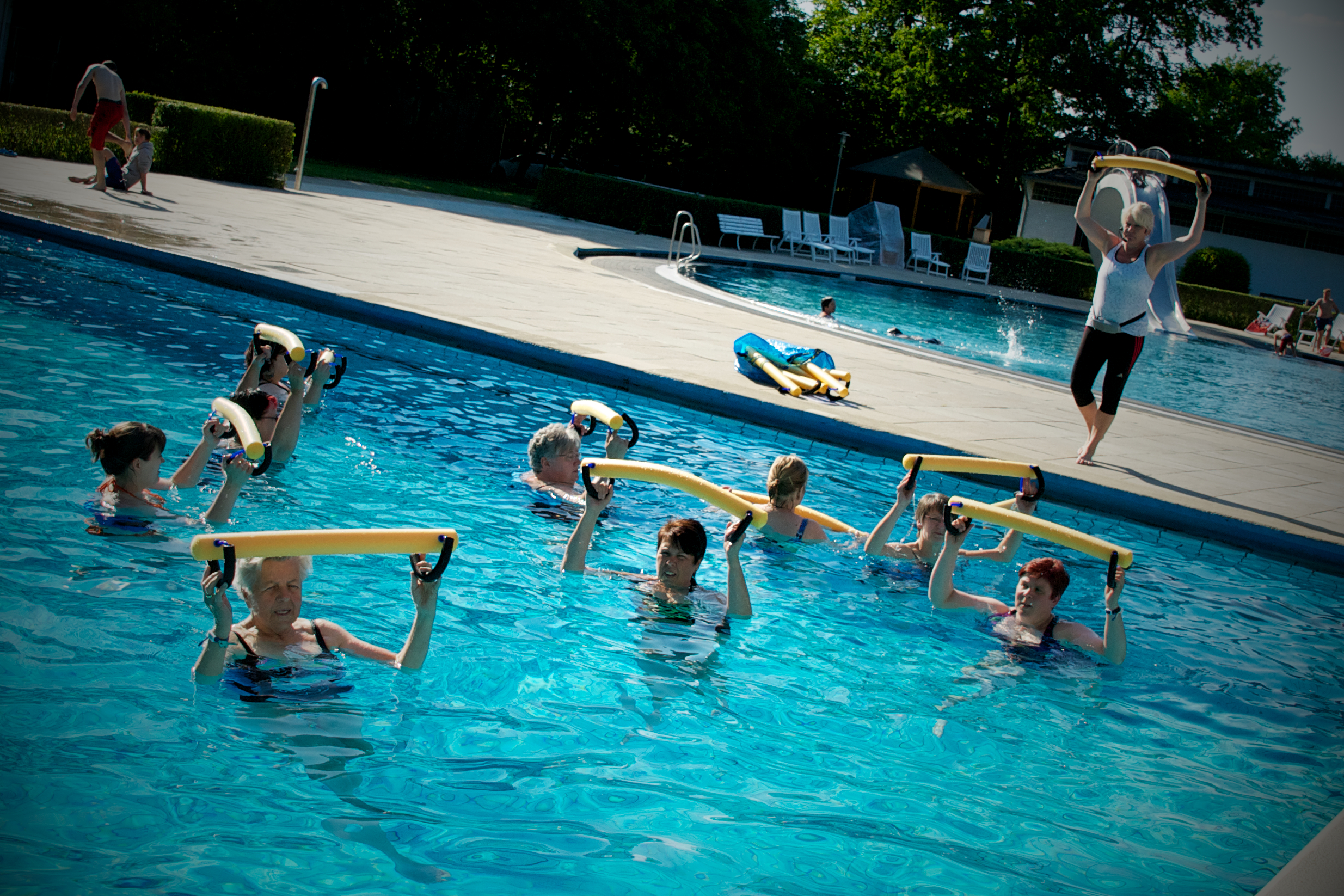 Sport im Waldbad