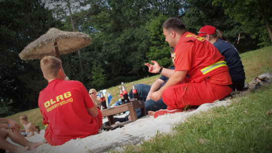 DLRG im Waldbad 2015 zum Zeltlager - Foto © Martin Lehmann